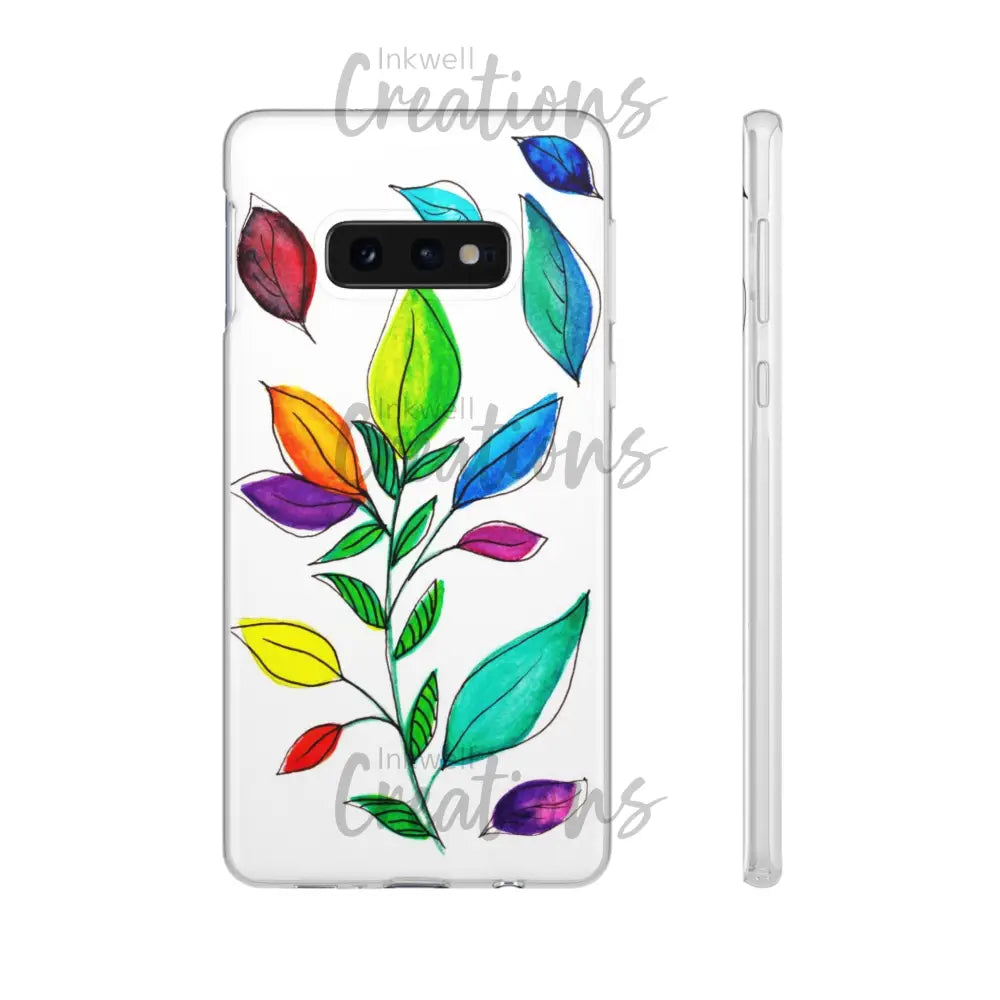 Watercolour Leaves - Flexi Case Phone