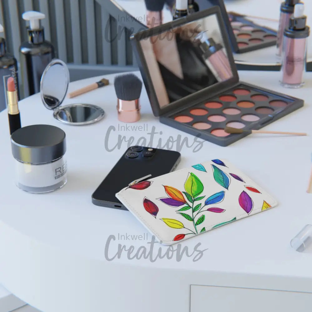 Watercolour Leaves - Mini Clutch Bag Bags