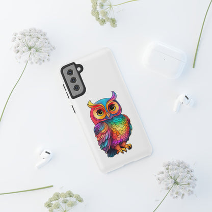 Rainbow Owl Tough Phone Case