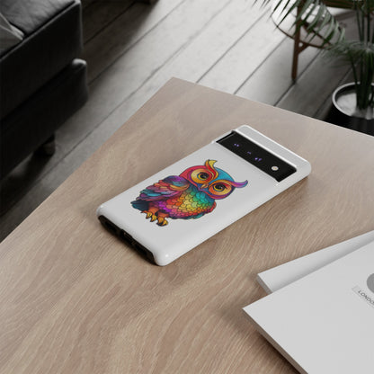 Rainbow Owl Tough Phone Case