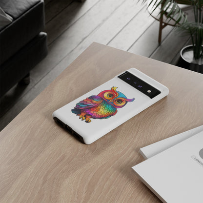 Rainbow Owl Tough Phone Case
