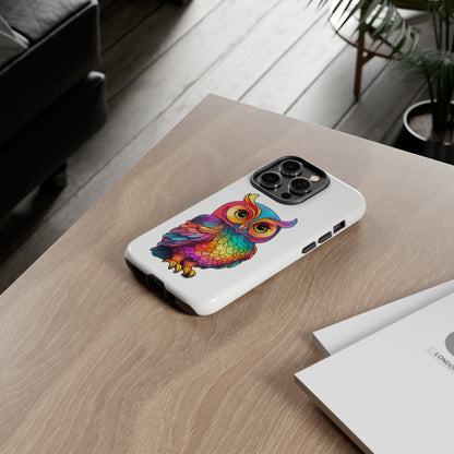 Rainbow Owl Tough Phone Case