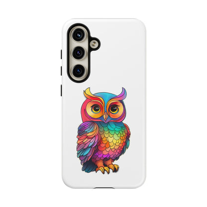 Rainbow Owl Tough Phone Case