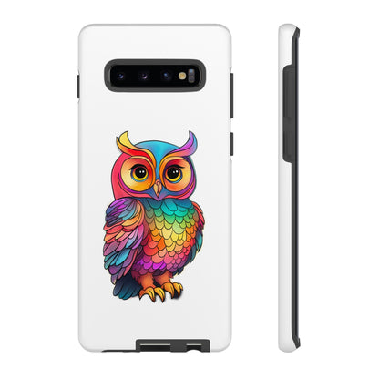 Rainbow Owl Tough Phone Case