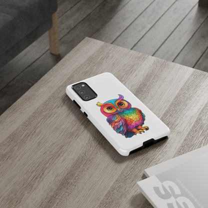 Rainbow Owl Tough Phone Case