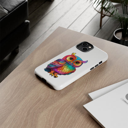 Rainbow Owl Tough Phone Case