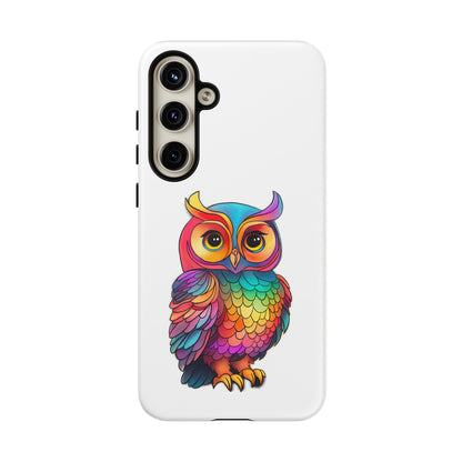Rainbow Owl Tough Phone Case