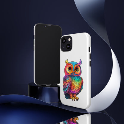 Rainbow Owl Tough Phone Case