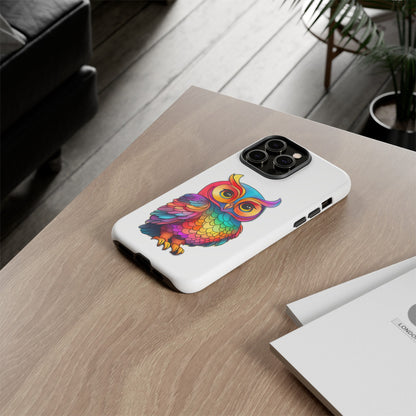 Rainbow Owl Tough Phone Case