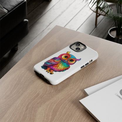 Rainbow Owl Tough Phone Case