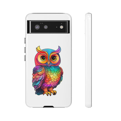 Rainbow Owl Tough Phone Case