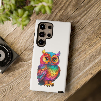 Rainbow Owl Tough Phone Case
