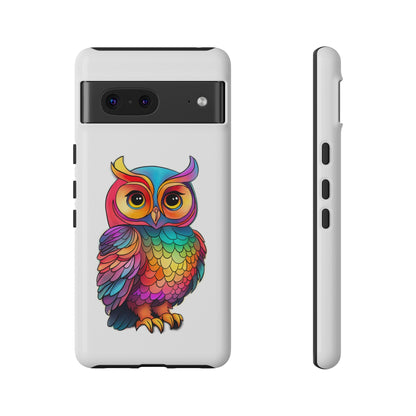 Rainbow Owl Tough Phone Case