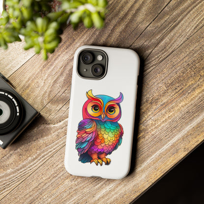 Rainbow Owl Tough Phone Case