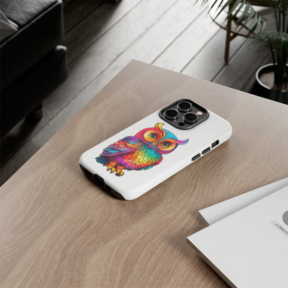 Rainbow Owl Tough Phone Case