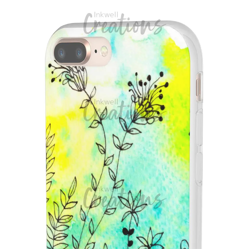 Bloomin Watercolour Flowers - Flexi Case Phone