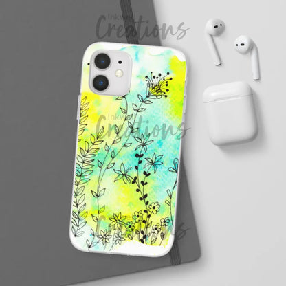Bloomin Watercolour Flowers - Flexi Case Phone
