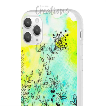 Bloomin Watercolour Flowers - Flexi Case Phone
