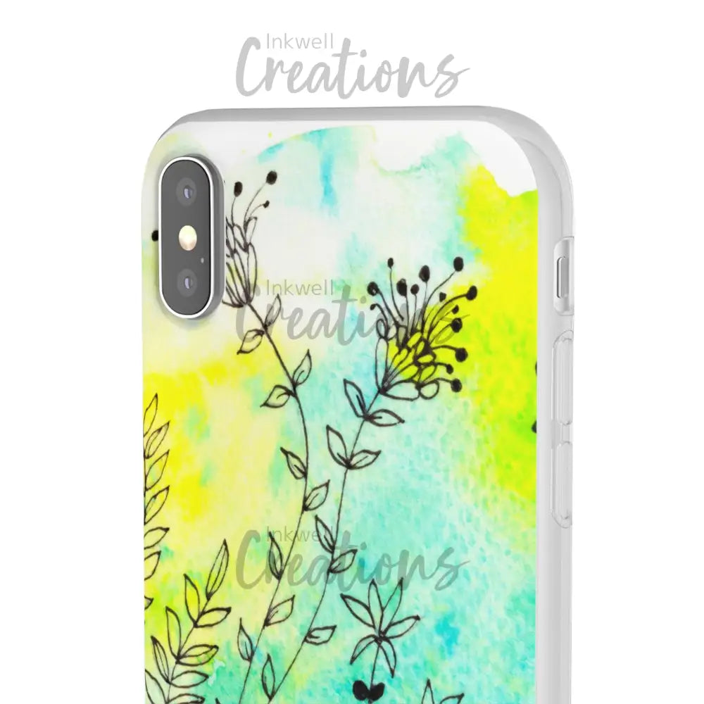 Bloomin Watercolour Flowers - Flexi Case Phone
