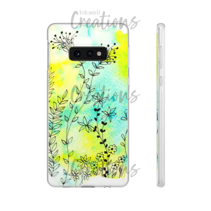 Bloomin Watercolour Flowers - Flexi Case Phone
