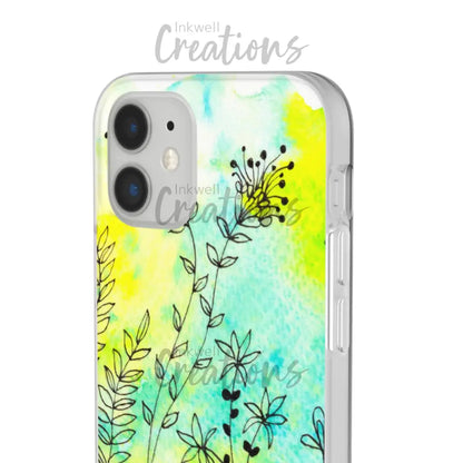 Bloomin Watercolour Flowers - Flexi Case Phone