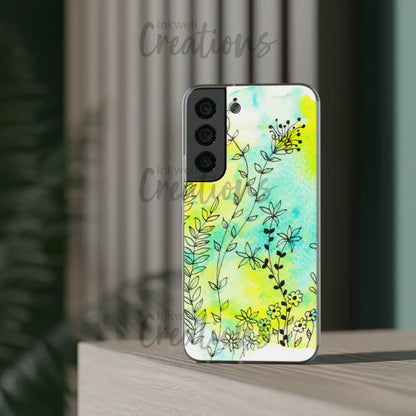 Bloomin Watercolour Flowers - Flexi Case Phone