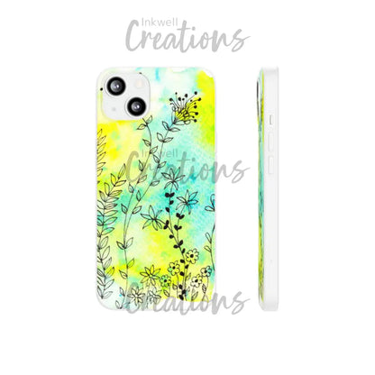 Bloomin Watercolour Flowers - Flexi Case Phone