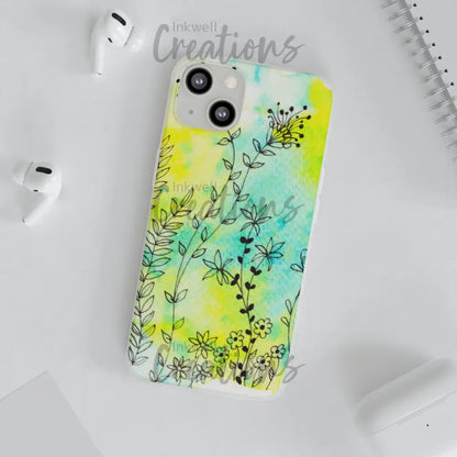 Bloomin Watercolour Flowers - Flexi Case Phone