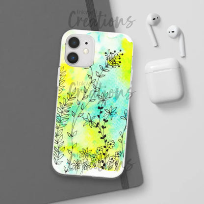 Bloomin Watercolour Flowers - Flexi Case Phone