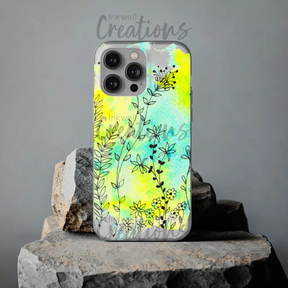 Bloomin Watercolour Flowers - Flexi Case Phone