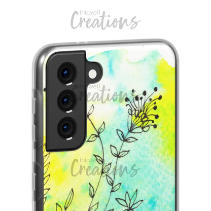 Bloomin Watercolour Flowers - Flexi Case Phone
