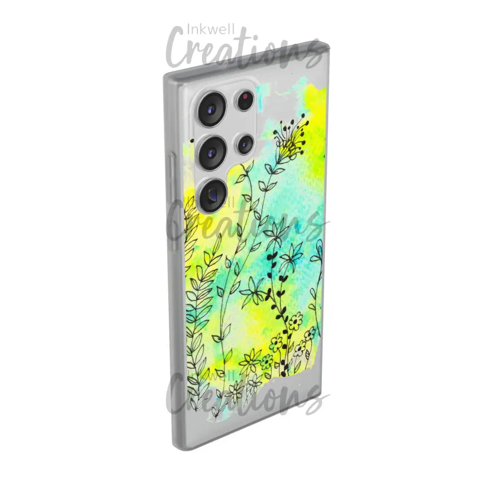 Bloomin Watercolour Flowers - Flexi Case Phone