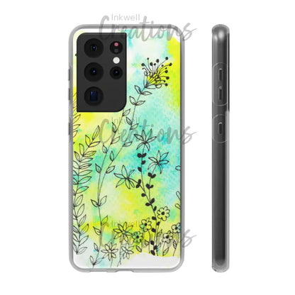 Bloomin Watercolour Flowers - Flexi Case Phone