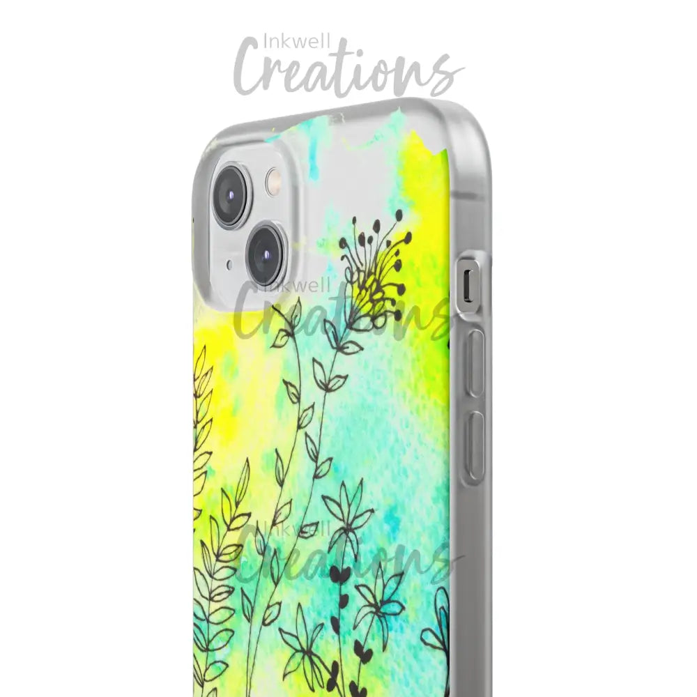 Bloomin Watercolour Flowers - Flexi Case Phone
