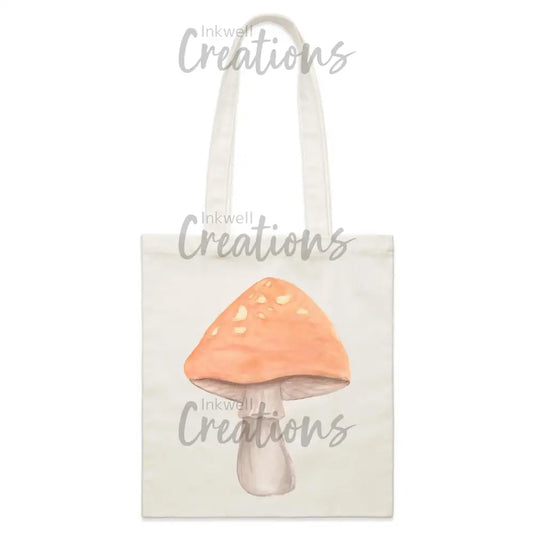 Mushroom - Parcel Canvas Tote Bag