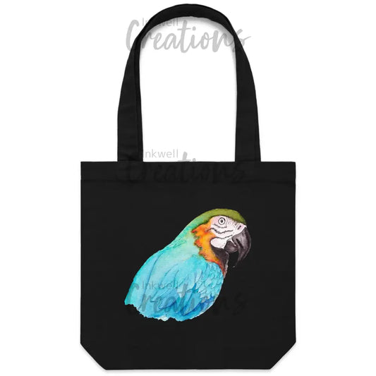 Parrot - Carrie Canvas Tote Bag Black / One Size
