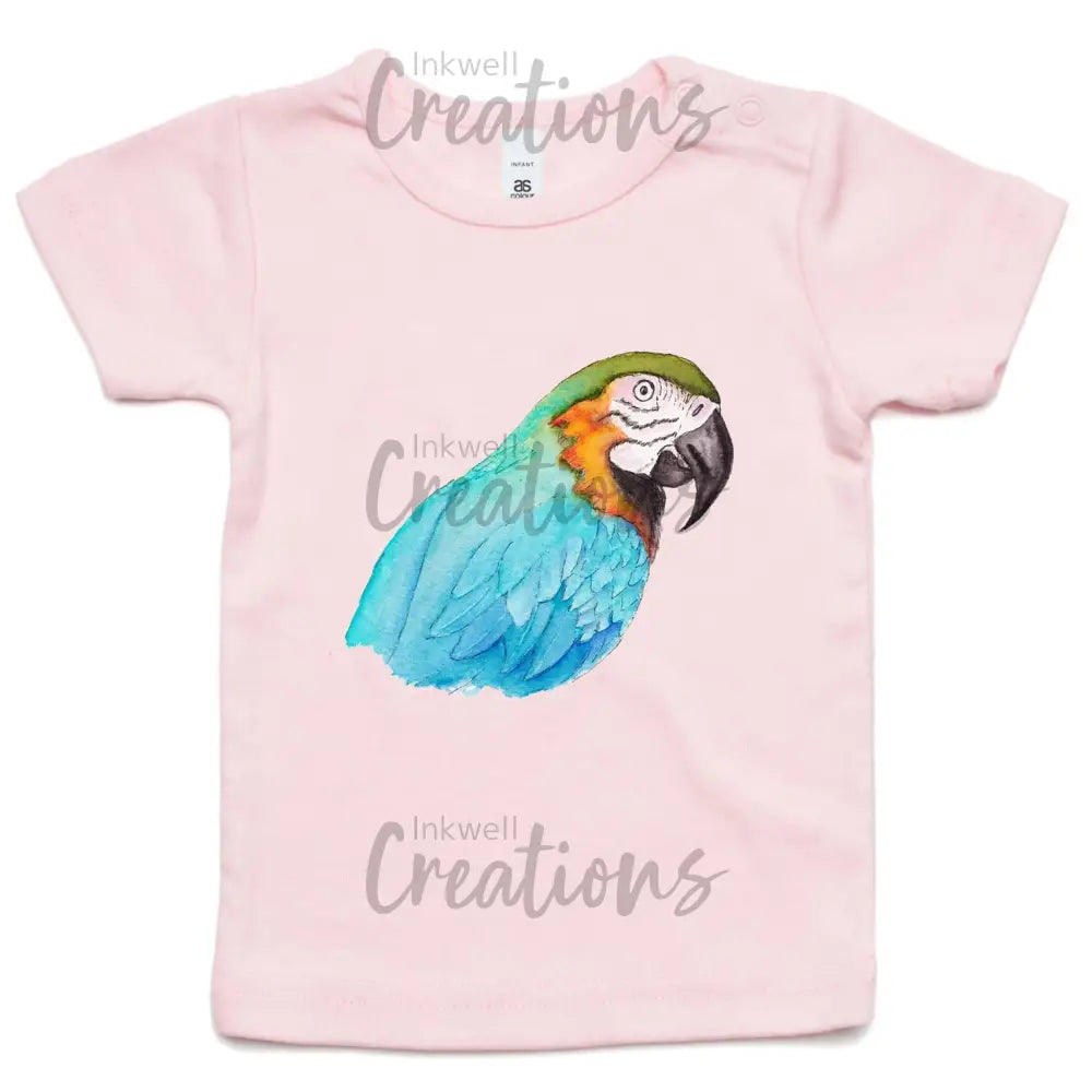 Parrot - Infant Wee Tee Pink / 0-3M