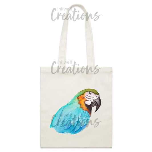 Parrot - Parcel Canvas Tote Bag
