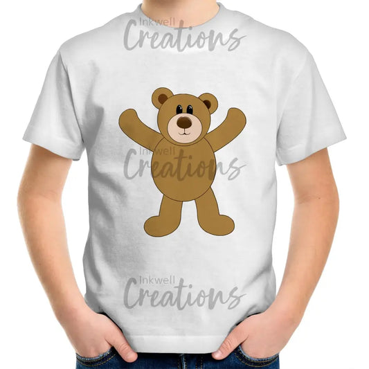 Teddy Bear Kids T-Shirt White / 2