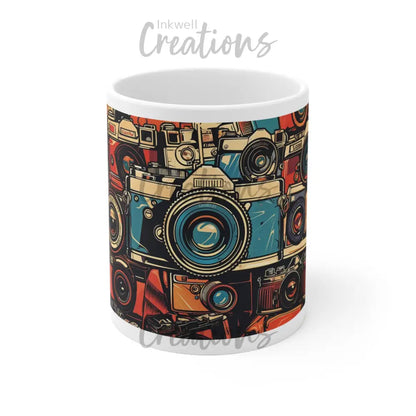 Vintage Cameras Mug 11Oz