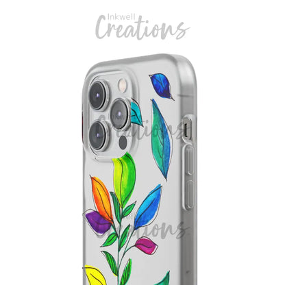 Watercolour Leaves - Flexi Case Phone
