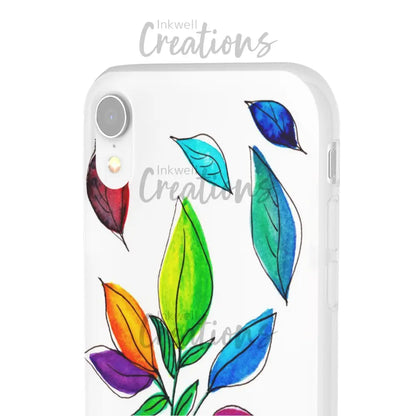 Watercolour Leaves - Flexi Case Phone