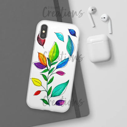 Watercolour Leaves - Flexi Case Phone