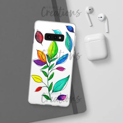 Watercolour Leaves - Flexi Case Phone