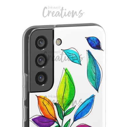 Watercolour Leaves - Flexi Case Phone