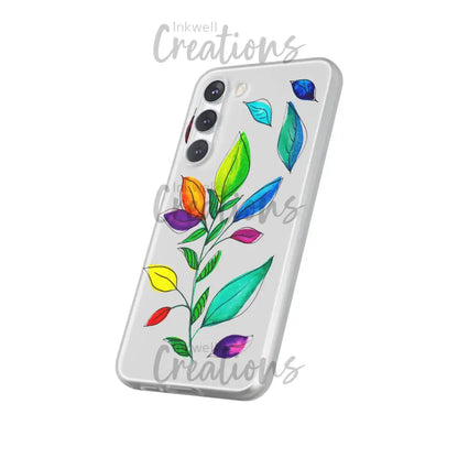 Watercolour Leaves - Flexi Case Phone