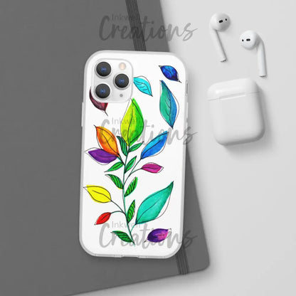 Watercolour Leaves - Flexi Case Phone
