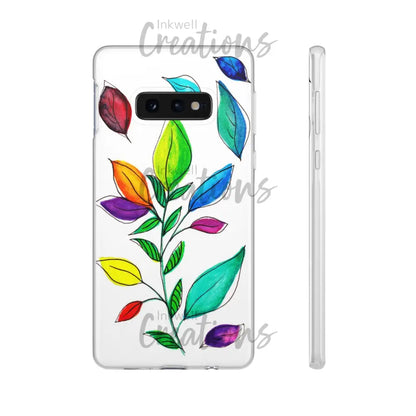 Watercolour Leaves - Flexi Case Phone