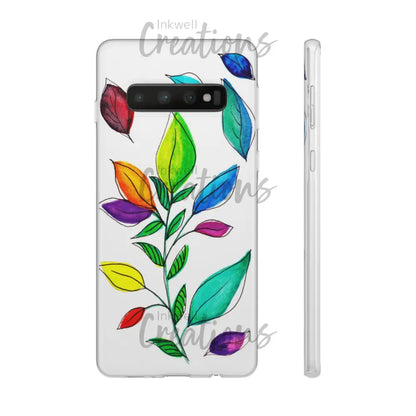 Watercolour Leaves - Flexi Case Phone