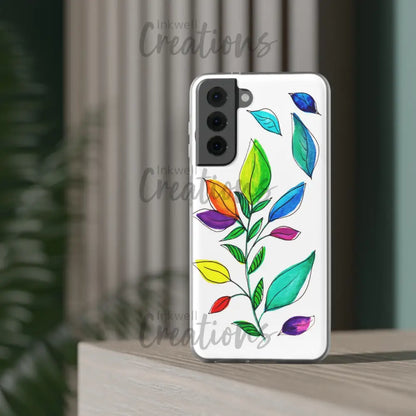 Watercolour Leaves - Flexi Case Phone